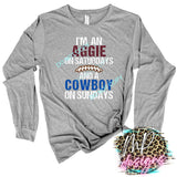 AGGIE AND COWBOY