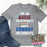 AGGIE AND COWBOY