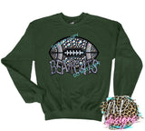 BEARCATS FOOTBALL FAUX RHINESTONE