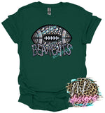 BEARCATS FOOTBALL FAUX RHINESTONE