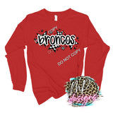 BRONCOS CHECKERED STARS