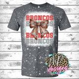 BRONCOS FOOTBALL BOW