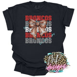 BRONCOS FOOTBALL BOW