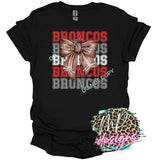 BRONCOS FOOTBALL BOW