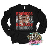 BRONCOS FOOTBALL BOW