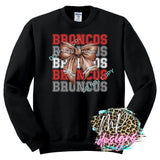 BRONCOS FOOTBALL BOW