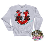 BRONCOS RED HORSESHOE