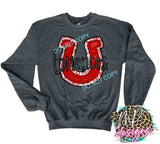 BRONCOS RED HORSESHOE