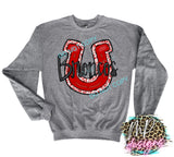 BRONCOS RED HORSESHOE