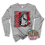 BRONCOS LOGO LEOPARD