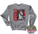 BRONCOS LOGO LEOPARD