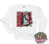 BRONCOS LOGO LEOPARD