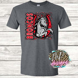 BRONCOS LOGO LEOPARD