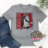 BRONCOS LOGO LEOPARD