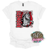 BRONCOS LOGO LEOPARD