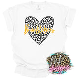 BUMBLEBEES HEART LEOPARD