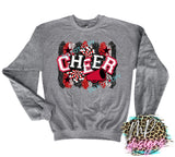 CHEER BRUSHSTROKE RED