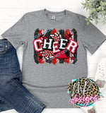 CHEER BRUSHSTROKE RED