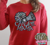 CHEER MAMA FAUX RHINESTONE