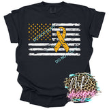 CHILDHOOD CANCER AWARENESS FLAG