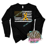 CHILDHOOD CANCER AWARENESS FLAG