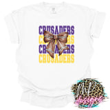 CRUSADERS FOOTBALL BOW