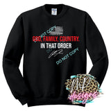 GOD FAMILY COUNTRY