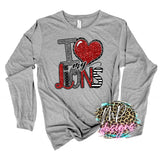 I LOVE MY LIONS RED LONG SLEEVE/SWEATSHIRT