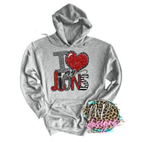 I LOVE MY LIONS RED LONG SLEEVE/SWEATSHIRT