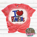 I LOVE MY PANTHERS RED T-SHIRT