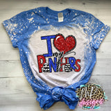 I LOVE MY PANTHERS RED T-SHIRT