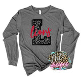 LIONS L LEOPARD RED LONG SLEEVE/SWEATSHIRT
