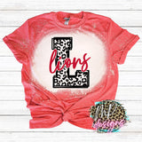 LIONS L LEOPARD RED T-SHIRT