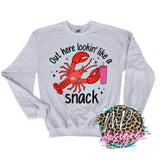 CRAWFISH LOOKIN LIKE A SNACK