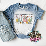 LOVE THEM RAISE THEM WATCH THEM GROW BLEACHED T-SHIRT