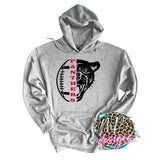 PANTHERS MASCOT FOOTBALL RED LONG SLEEVE/SWEATSHIRT