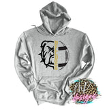 BULLDOGS MASCOT FOOTBALL GOLD LONG SLEEVE/SWEATSHIRT