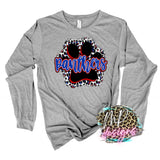 PANTHERS PAW RED LONG SLEEVE/SWEATSHIRT