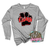 LIONS PAW RED LONG SLEEVE/SWEATSHIRT