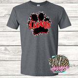 LIONS PAW RED T-SHIRT