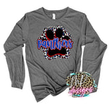 PANTHERS PAW RED LONG SLEEVE/SWEATSHIRT