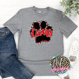 LIONS PAW RED T-SHIRT