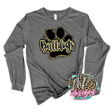 BULLDOGS PAW GOLD LONG SLEEVE/SWEATSHIRT
