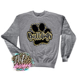 BULLDOGS PAW GOLD LONG SLEEVE/SWEATSHIRT