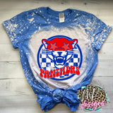 PANTHERS PREPPY MASCOT RED T-SHIRT