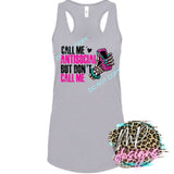 CALL ME ANTISOCIAL TANK TOP