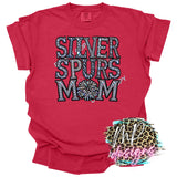 SILVER SPURS MOM FAUX RHINESTONE