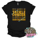 TACKLE CANCER STACKED GOLD