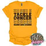 TACKLE CANCER STACKED GOLD