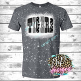 TIGERS CHECKERED AND STARS